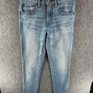 Moussy Vintage Jeans Women Blue Denim Japan Made Saab Co Designer ACTL 27X27